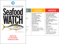Seafood Watch pocket guide image